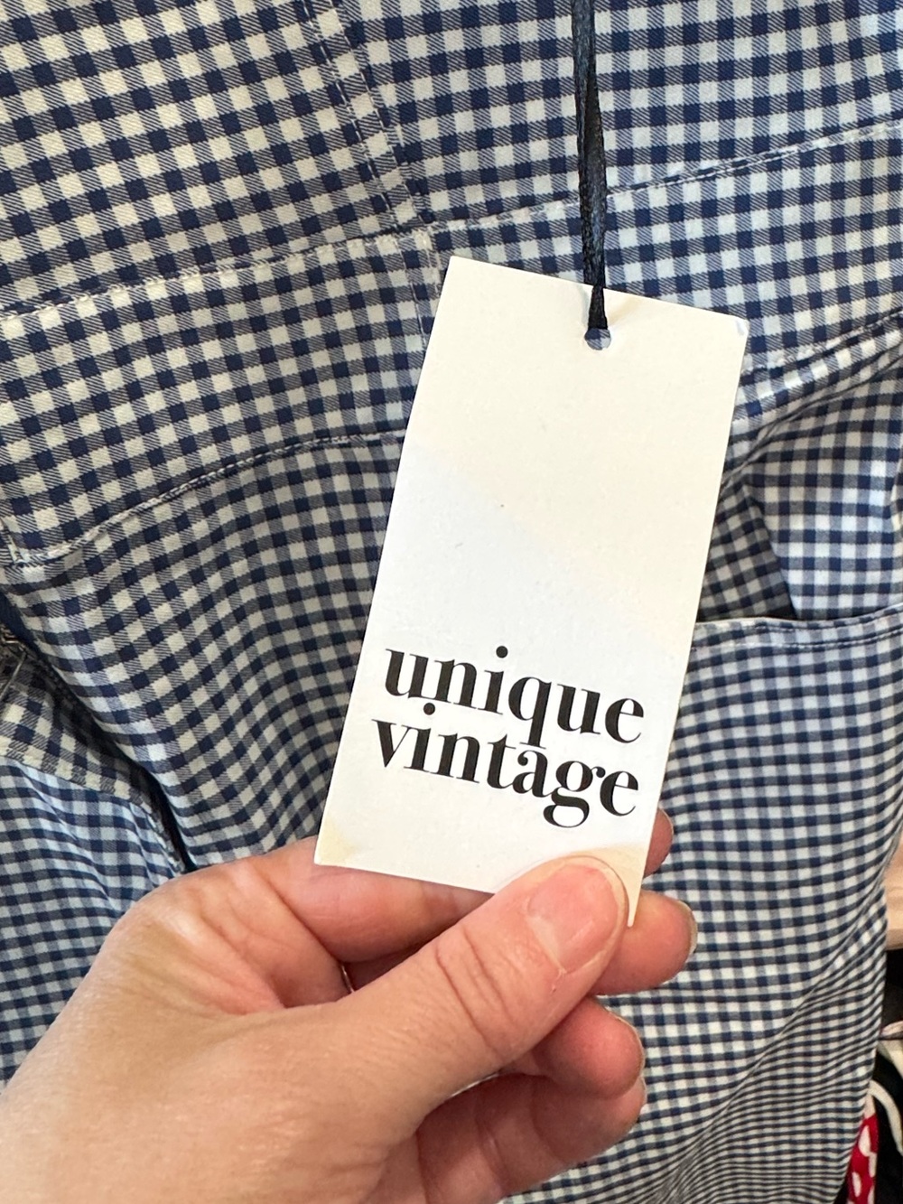 Unique Vintage Gingham Overalls - Picture 4 of 5